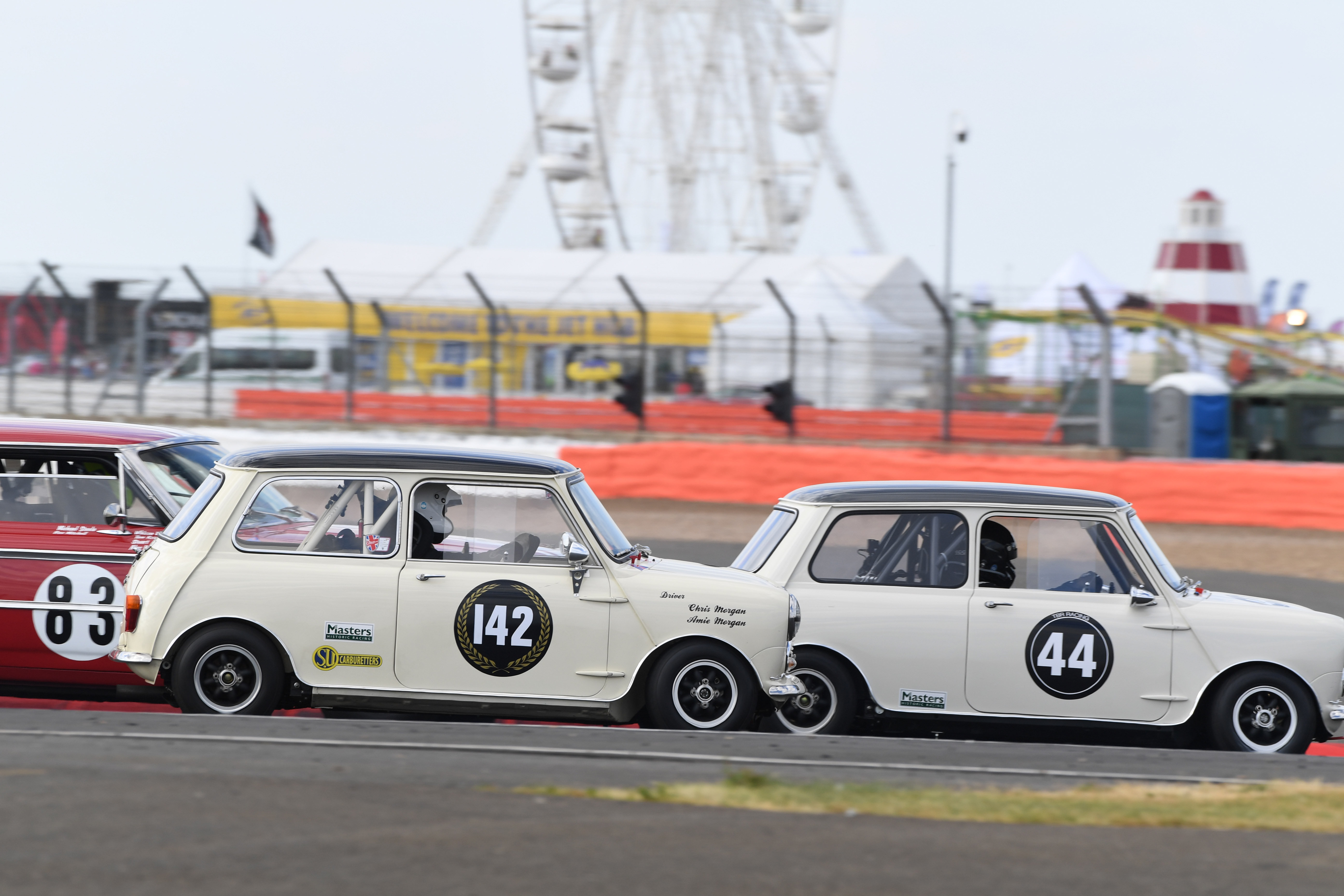 Minis at the Silverstone Classic